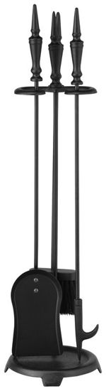 Image sur LOT DE CHEMINEE 4PC 28,5 NOIR