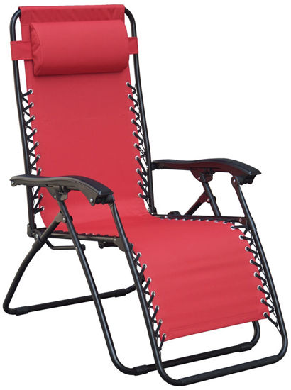 Image sur CHAISE DE RELAX REGL ROUG TISS