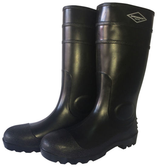 Image sur BOTTES PVC NOIR MAT TAILLE 13