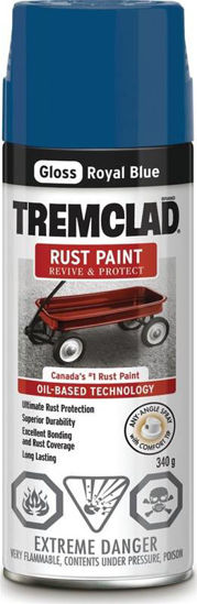 Image sur PAINT SPRAY RUST ROYL BLU 340G