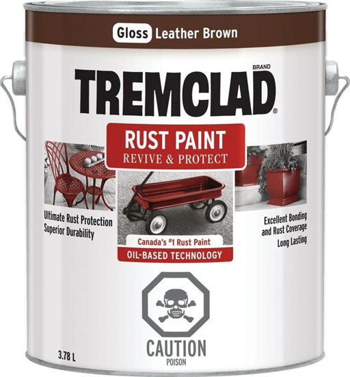 Image sur PAINT RUST OBS LTHR BRN 3.78L