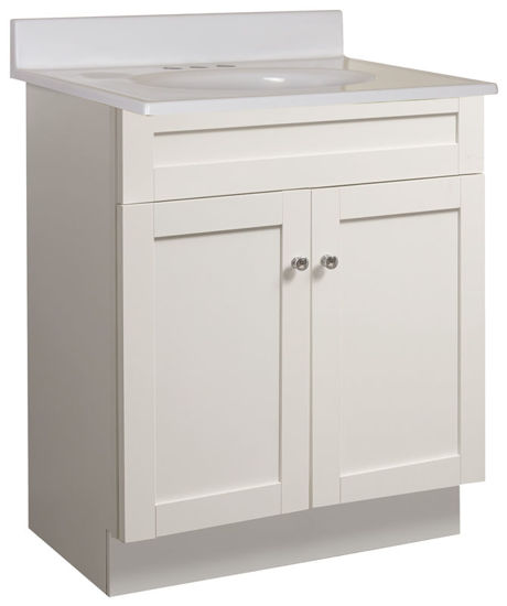 Image sur VANITY COMBI 24X18 PO BLANC