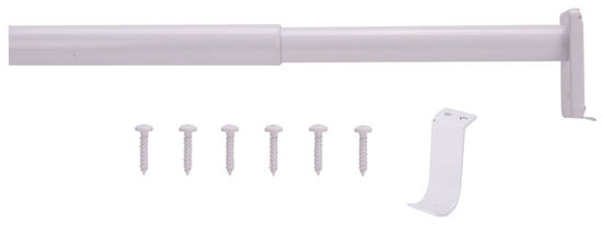 Image sur ROD CLOSET ADJ 48-72IN WHITE