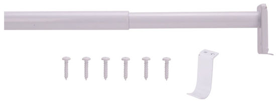 Image sur ROD CLOSET ADJ 72-96IN WHITE
