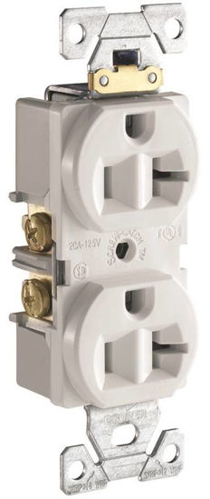 Image sur PRISE DOUBLE 20 A/125 V BLC