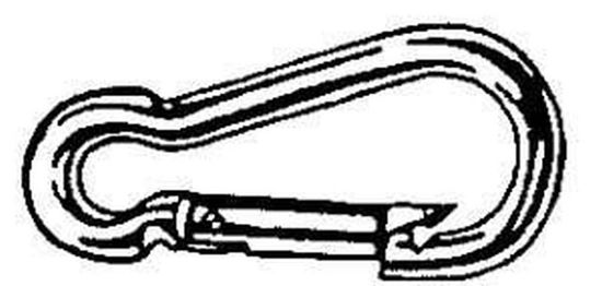 Image sur MOUSQUETON 2" INOX. 518531