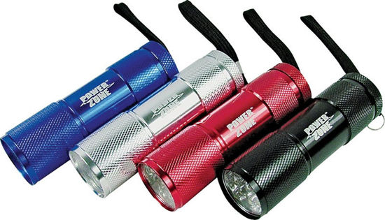 Image sur LAMPE-TORCHE 9DEL ALUMINIUM