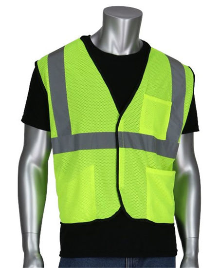 Image sur GILET REFLECHISSANT MAILLE VER