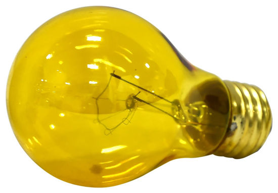 Image sur AMPOULE 25 W TRANSPARENT JAUNE