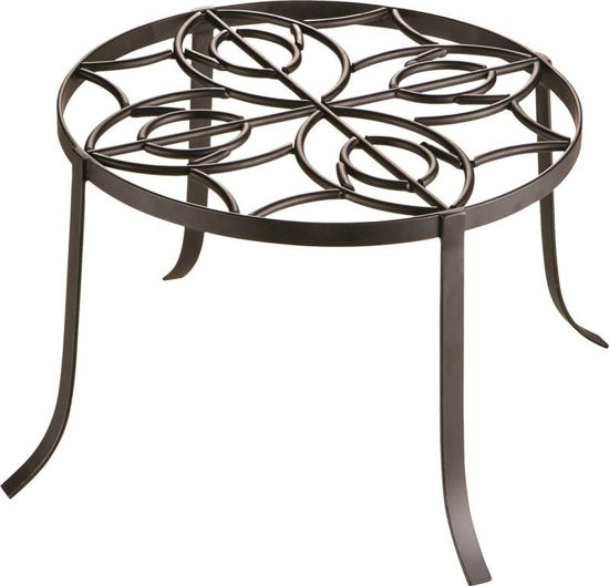 Image sur PORTE-POT FER16 PO NOIR