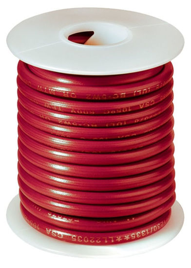 Image sur CABLE ROUGE 16AWG-25' AMW-326