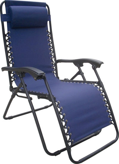 Image sur CHAISE DE RELAXATION BLEUE OXF