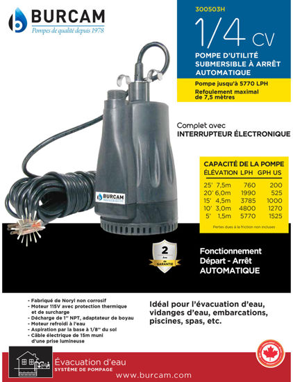 Image sur POMPE UTILITE SUBM 1/4