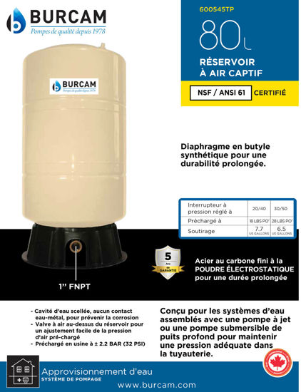 Image sur RESERVOIR DIAPHRAGME  ML 8020.5GA