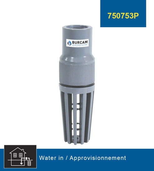 Image sur CLAPET DE PIEDS 1"1-4 ECONO PVC