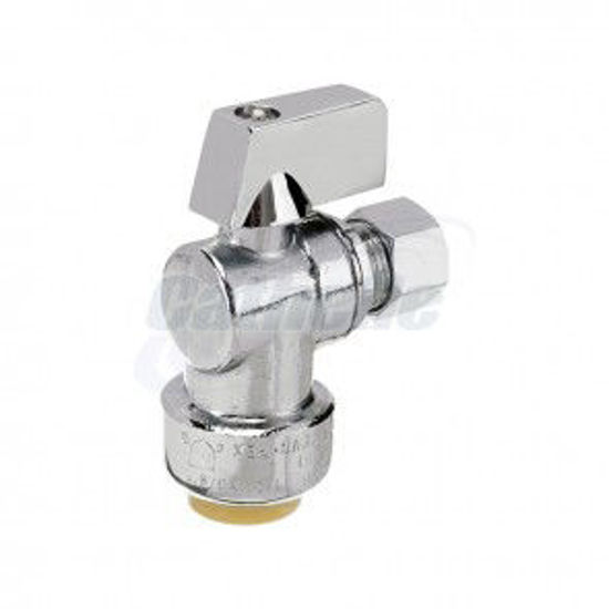 Image sur VALVE BILLE COUDE 1/2 PUSH*3/8