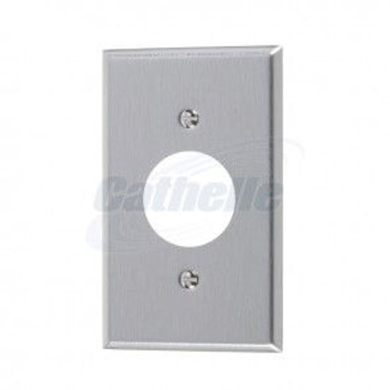 Image sur PLAQUE PRISE SIMPLE INOX.#430