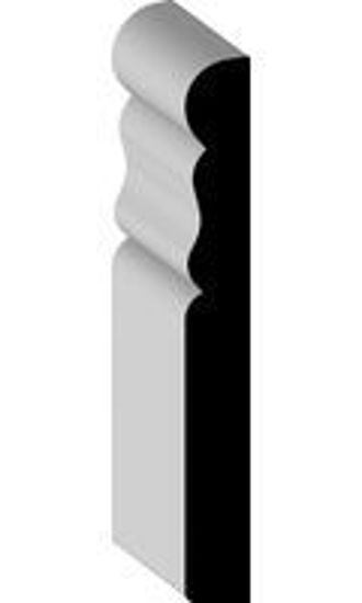 Image sur MDF COLONIAL BASEBOARD 3/8X3.1/8X